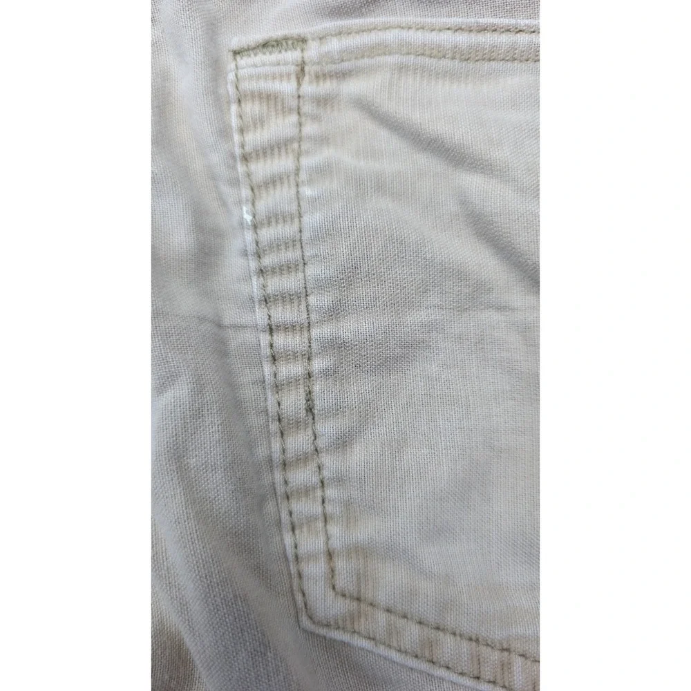 GAP 1969 Jeans Mens 31x 30 Tan Beige Pants Straight Fit Straight Faded Denim